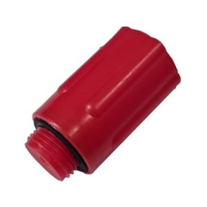 PEŠTAN PPR ČEP S NAVOJEM DUŽI 1/2" crveni