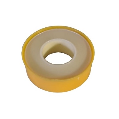 09-T00033 TEFLON TRAKA ZA PLIN 12mm x 0,1mm x 10m 1,2g/cm3 žuta