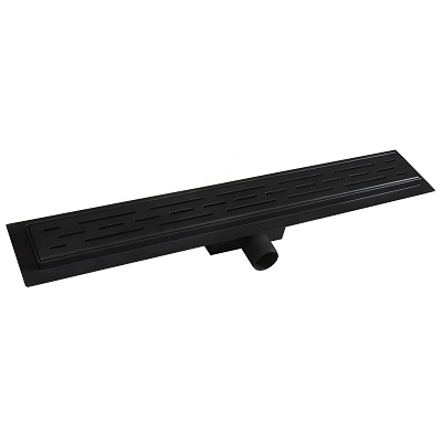 53-G01-600-BLACK PRO-INOX TUŠ KANALICA 600X70X67mm,izlaz fi40,G01-CRNA