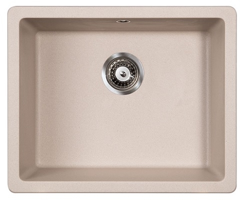 83-GR-359104 X QUADRO U 50 GRANIT SUDOPER BEŽ PODGRADNI 57x47x20cm/sa sifonom fi 90mm