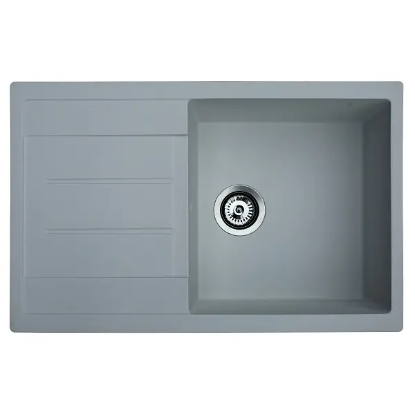 83-GR-377922 X ATOS PLUS GRANIT SUDOPER GRAFIT SIVI PRAVOKUTNI 78x50x21,cm/sa sifonom fi 90mm