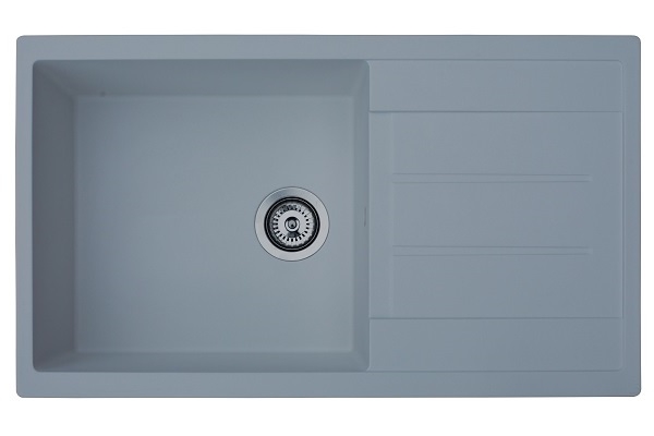 83-GR-377927 X ATOS MEGA GRANIT SUDOPER GRAFIT SIVI PRAVOKUTNI 86x50x21,cm/sa sifonom fi 90mm