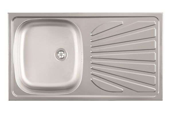 83-IN-056675 LUNA FLEX 1D INOX SUDOPER jednodijelni 77x43,5x16,5cm/bez sifona fi60mm