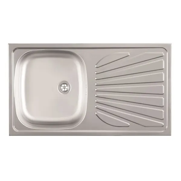 83-IN-056675 LUNA FLEX 1D INOX SUDOPER jednodijelni 77x43,5x16,5cm/bez sifona fi60mm