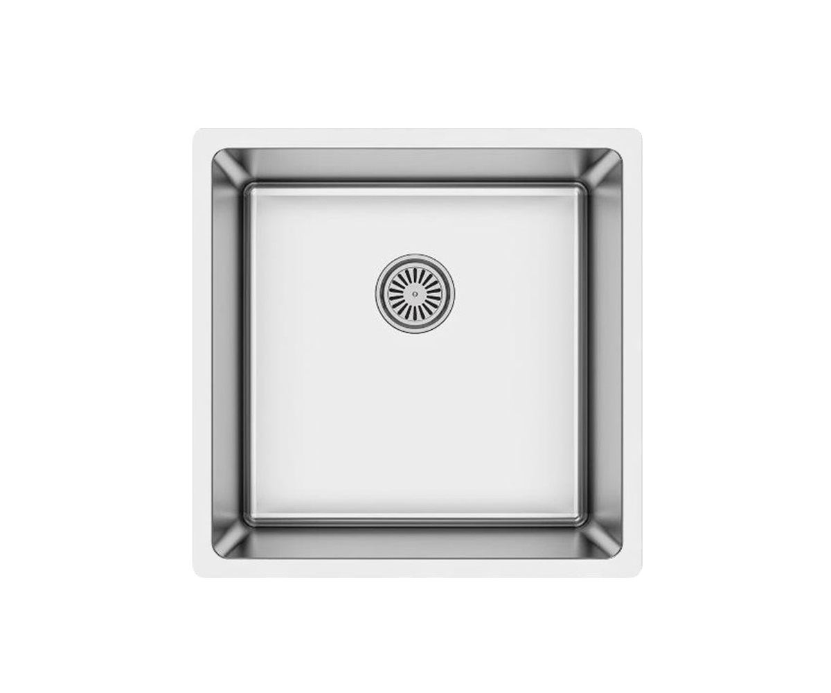 83-IN-362627 IDEAL 400 SUDOPER KVADRATNI jednodijelni 44x44x20cm/sa sifonom fi90mm