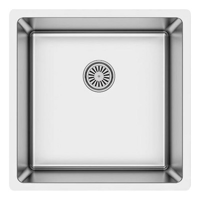 83-IN-362627 IDEAL 400 SUDOPER KVADRATNI jednodijelni 44x44x20cm/sa sifonom fi90mm
