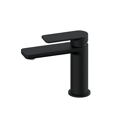23-230101B S2 BLACK MJEŠALICA ZA UMIVAONIK-round crna