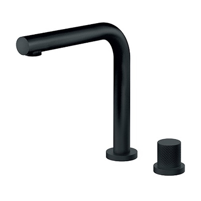 S2 BLACK MJEŠALICA ZA UMIVAONIK jednoručna podgradna visoka-215mm crna