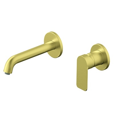 23-231402G S2 GOLD MJEŠALICA ZA UMIVAONIK podžbukna izljev 180mm zlatna