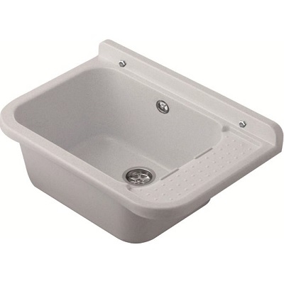 60-V7574 VINDABONA PVC 50x34cm sa sifonom i ovjesnim priborom MRAMOR