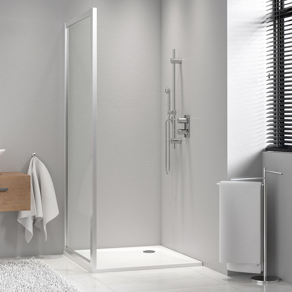 71-LLB/1000 LEGA LINE FIKSNA TUŠ STIJENA 100x190cm, crom profil/prozirno staklo 5mm