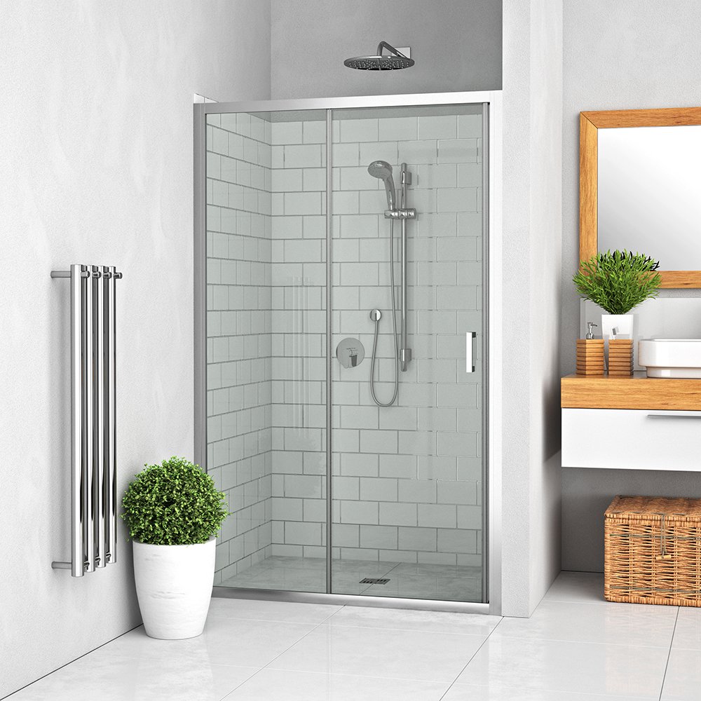 71-LLD2/1800 LEGA LINE KLIZNA TUŠ VRATA 180x190cm, crom profil/prozirno staklo 5mm