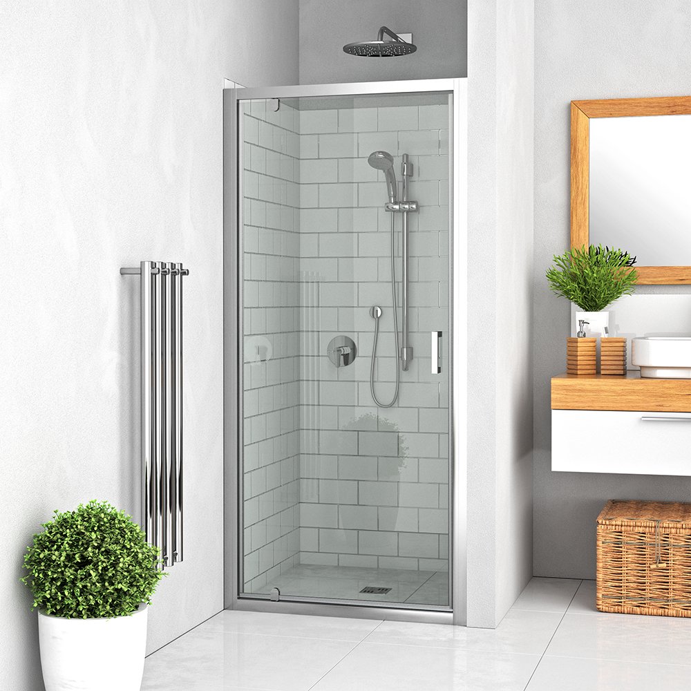 71-LLDO1/800 LEGA LINE JEDNOKRILNA TUŠ VRATA 80x190cm, crom profil/prozirno staklo 5mm