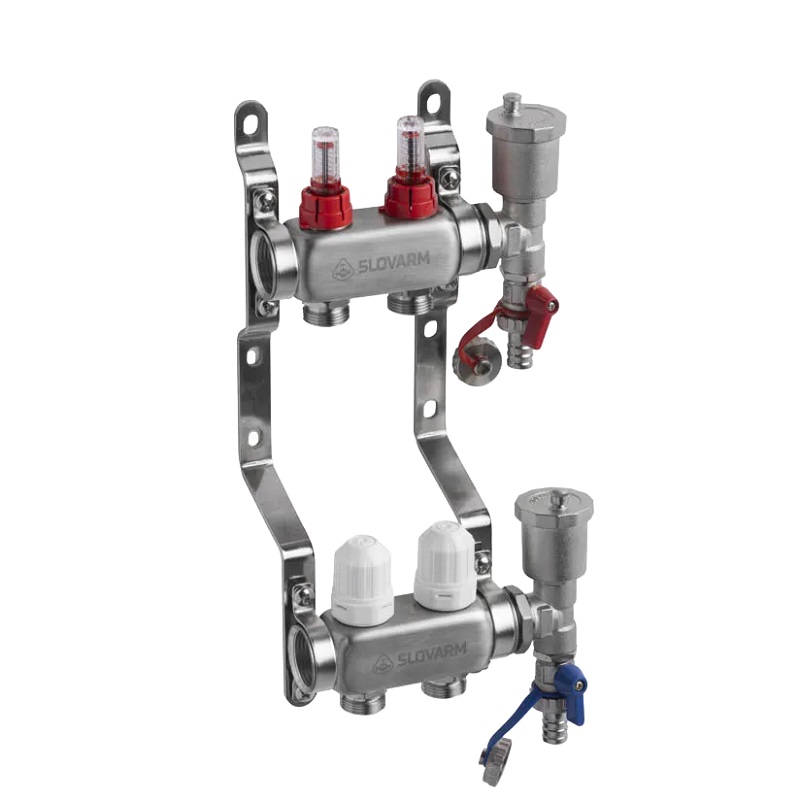 85-T 471002-2 INOX 304 RAZDJELNIK PODNOG GRIJANJA 2 KRUGA
