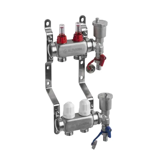 85-T 471002-2 INOX 304 RAZDJELNIK PODNOG GRIJANJA 2 KRUGA