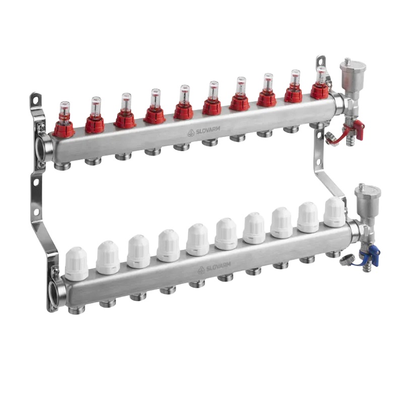 INOX 304 RAZDJELNIK PODNOG GRIJANJA 10 KRUGOVA 10