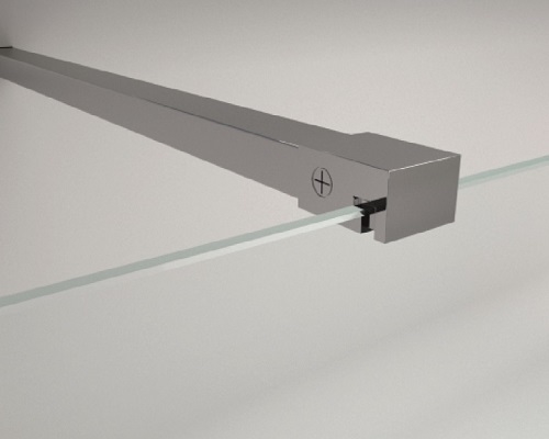 71-V-22491 FIKSATOR ZA WALK-IN STIJENU 105cm KROM okomiti i horizontalni