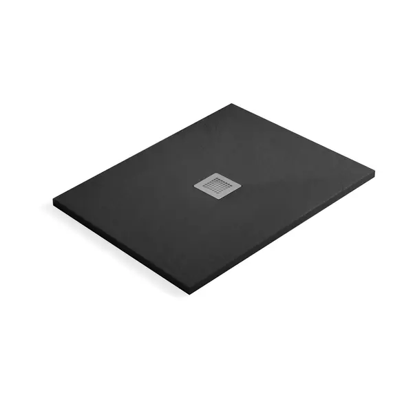 76-60207030900902 IBIZA STONE TUŠ KADA 90x90 -antracit
