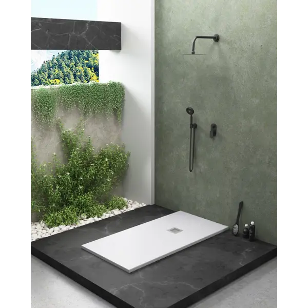 76-60207010901602 IBIZA STONE TUŠ KADA 1600x900x30 (sa sifonom i rešetkom)