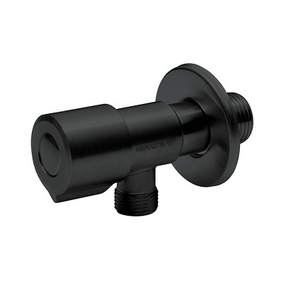 10-TE 66N.1-BLACK KUTNI VENTIL 1/2x3/8" keramički, INOX, BLACK