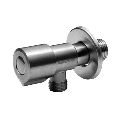 10-TE 66N.1-GREY KUTNI VENTIL 1/2x3/8" keramički, INOX, GUN METAL