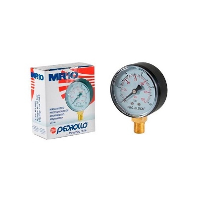 09-570098 NOVOTERM PRO MANOMETAR MR10 D.63 (1/4" 0-10bar) DONJI