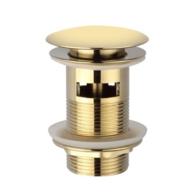 69-W-K80-D-GOLD KLIK-KLAK GORNJI DIO SIFONA 5/4" -boja ZLATA, s prelivom