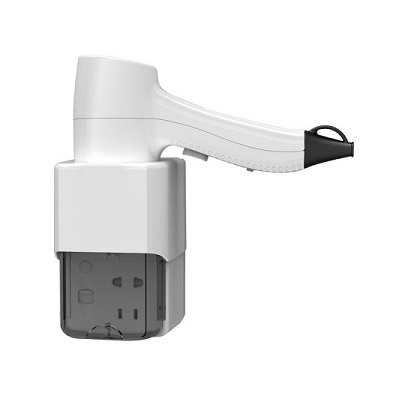 ADRIA PRO SUŠILO ZA KOSU ABS bijelo s utičnicom 230V, 50hz, 1200W