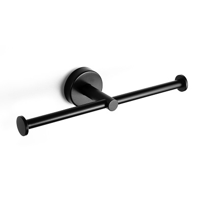 60-14 22 55 UNO  DRŽAČ WC PAPIRA - DVOSTRUKI MATT BLACK