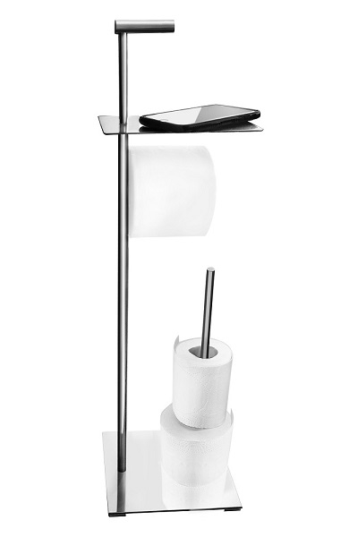 EXTRA SAMOSTOJEĆI DRŽAČ WC PAPIRA CHROME