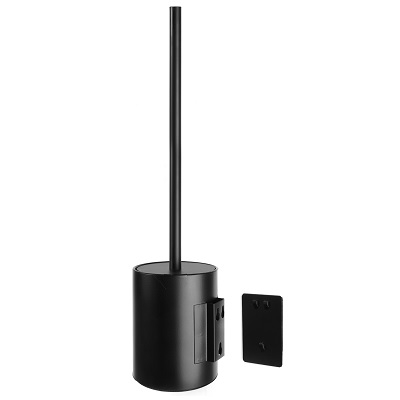 EXTRA DRŽAČ WC ČETKE VISEĆI MATT BLACK - KRATKI
