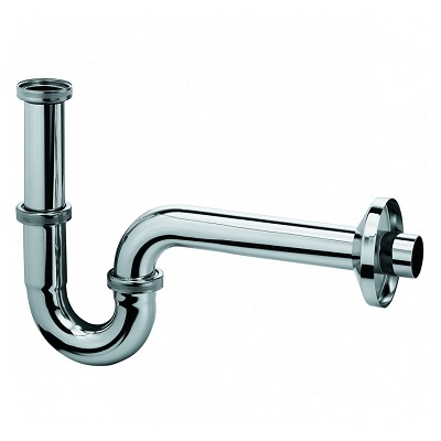 21-1026505-00 KLUDI POLUSIFON ZA UMIVAONIK 5/4x32mm odvod 120mm "S" crom