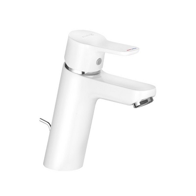 PURE&EASY MJEŠALICA ZA UMIVAONIK 100mm s podizačem bijela