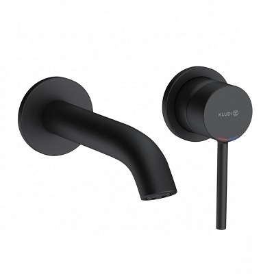 BOZZ PODŽBUKNA MJEŠALICA ZA UMIVAONIK izljev 180mm MATT BLACK
