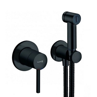 21-389983976 BOZZ HIGIJENSKI SET (mješalica topla/hladna) -MATT BLACK