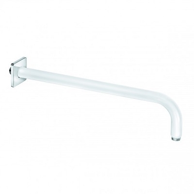 KLUDI KOLJENO ZA RUŽU TUŠA 40cm kvadratna rozeta WHITE/CHROME