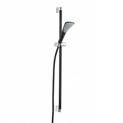 FIZZ 1S TUŠ SET (konzola 90cm,ručica 1S,crijevo 160cm) CHROME/BLACK