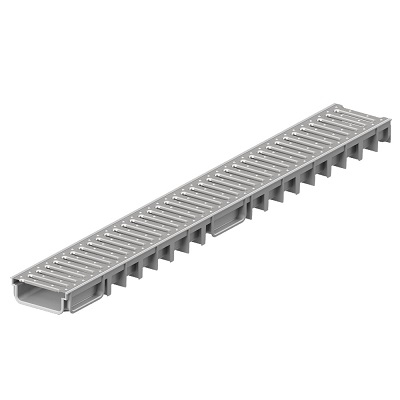 51-845072 MUFLE KANALICA 4ALL 100/50, 1m poc.reš. SLIM NISKA H50 SIVA