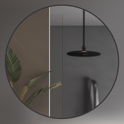 61-YJ-60N-1 EVEREST OGLEDALO fi 600 -SILVER grey OKVIR