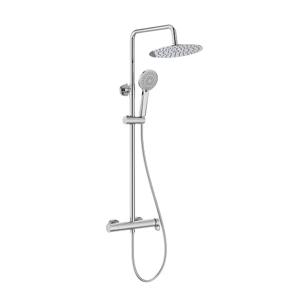 36-A5A9A6EC00 ROCA VEGA MJEŠALICA ZA TUŠ KADU - USPONSKI I RUČNI TUŠ KROM