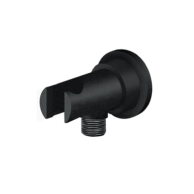 23-PRGC13D S2 BLACK ZIDNI PRIKLJUČAK 1/2x1/2" S DRŽAČEM ZA TUŠ RUČICU