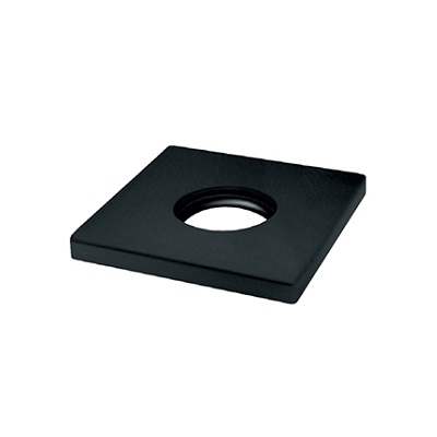 ROZETA 1/2" QUADRO BLACK 60mm