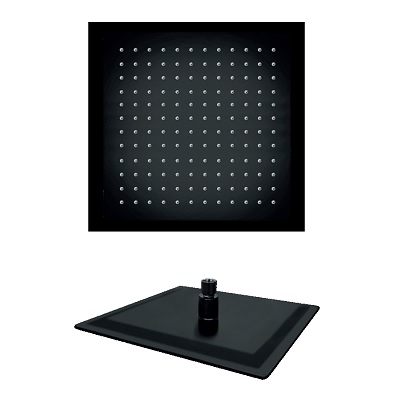 23-PTRUSP13D S2 BLACK TUŠ RUŽA KVADRATNA 300x300mm- INOX