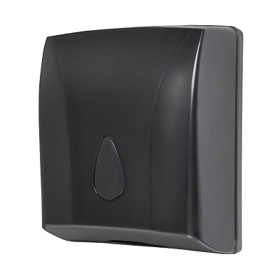 26-SLDN 03N BLACK line DRŽAČ PAPIRNATIH RUČNIKA LISTIĆI CRNA ABS PLASTIKA