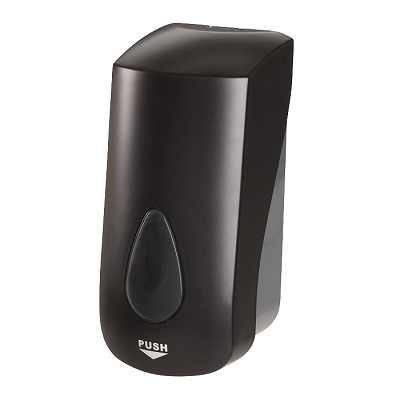 BLACK line DOZATOR SAPUNA U PJENI 1L CRNA ABS PLASTIKA