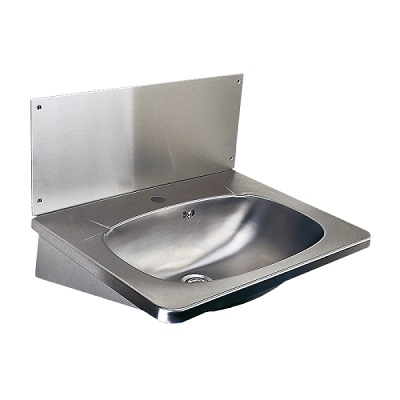 INOX UMIVAONIK 59,5x44,5cm sa zaštitnom pločom za zid