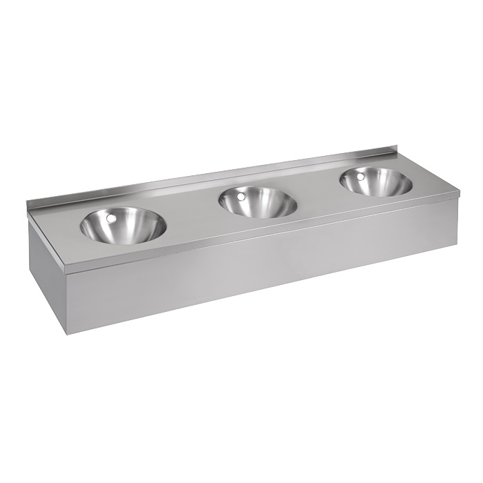 26-SLUN 20P INOX TROSTRUKI UMIVAONIK 1800x500mm brušeni