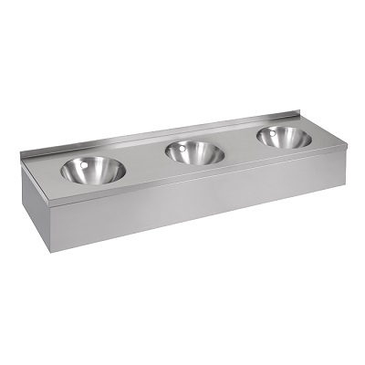 26-SLUN 20P INOX TROSTRUKI UMIVAONIK 1800x500mm brušeni