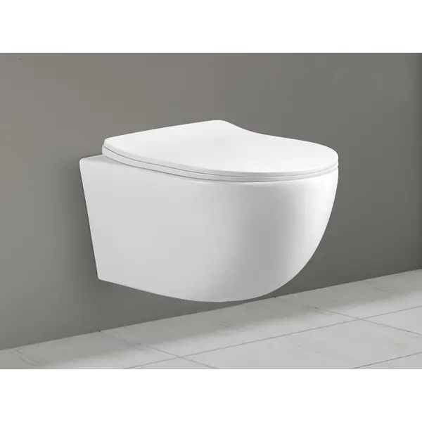 38-YJ-2381 EVEREST WC ŠKOLJKA RIMLESS KONZOLNA + WC DASKA SOFT CLOSE