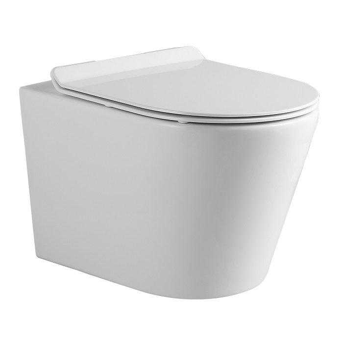 38-YJ-2392 EVEREST  WC ŠKOLJKA RIMLESS KONZOLNA+WC DASKA SOFT CLOSE